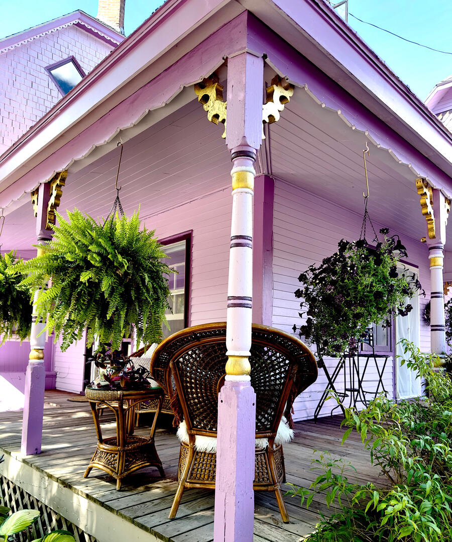 victorian porch airbnb sea cloud cottage