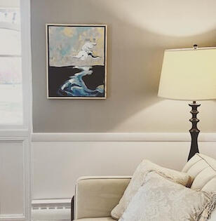 original art by Ammi Chung in guest house